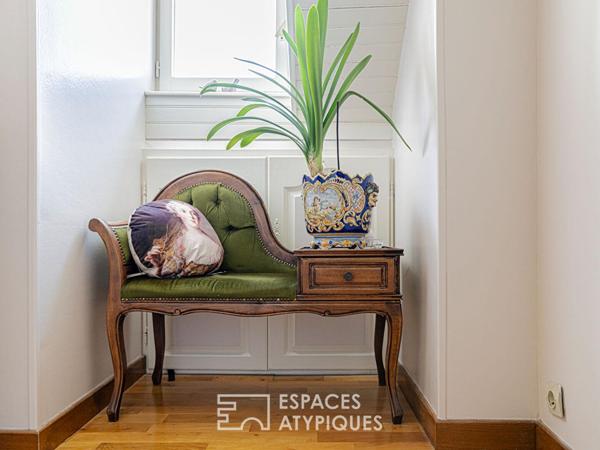 Meulière de charme avec jardin paysager