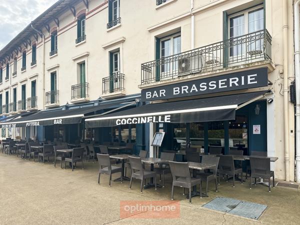 RESTAURANT PIZZERIA BAR 390 M2, terrasse 50 places assises sur rue piétonne