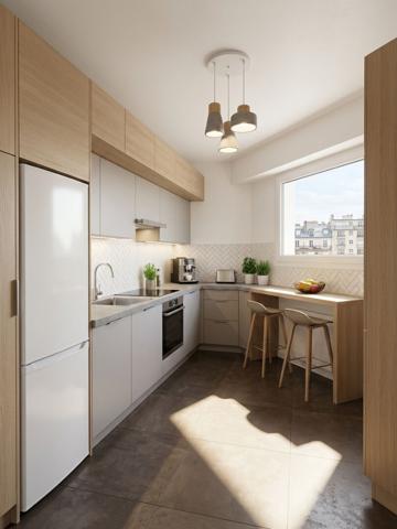 Appartement 2 pièces 52 m² à rafraîchir ! Belle exposition Sud-Ouest