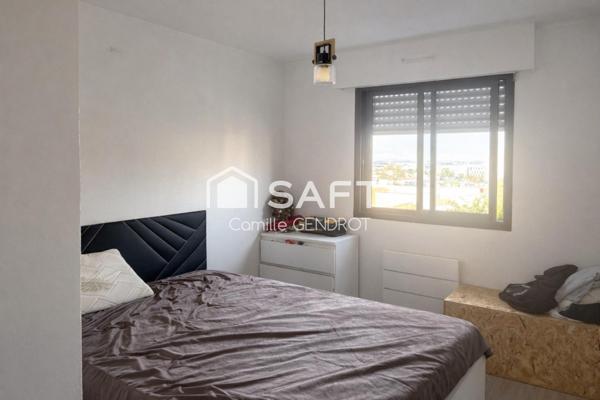 Joli T3 lumineux au dernier étage d’une résidence de standing