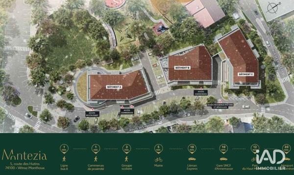 Appartement à vendre 3 pièces 59 m² Vétraz-Monthoux