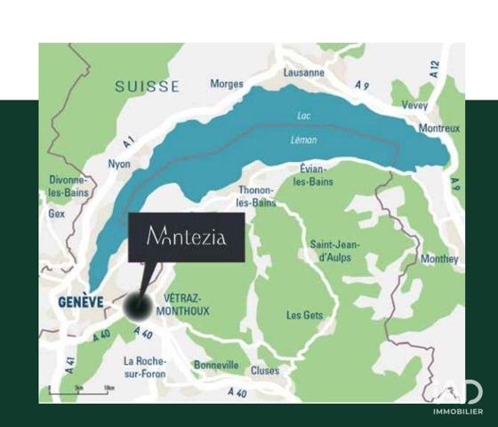 Appartement à vendre 3 pièces 59 m² Vétraz-Monthoux