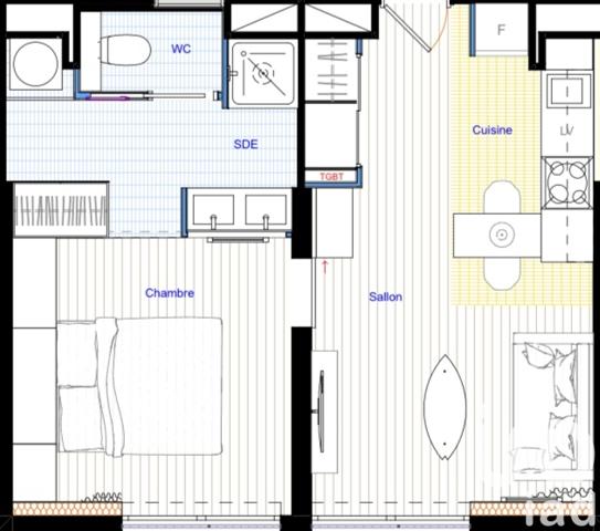 Appartement à vendre 2 pièces 36 m² Royan