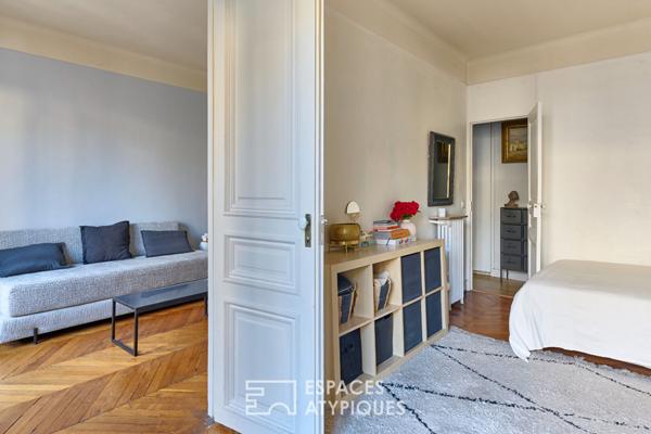 Haussmannien d’artiste avec balcon – Madeleine / Saint-Augustin