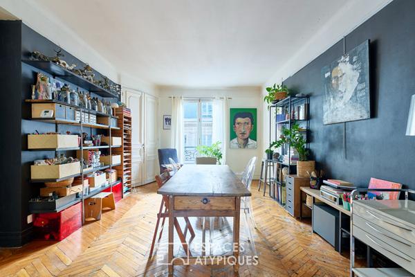 Haussmannien d’artiste avec balcon – Madeleine / Saint-Augustin