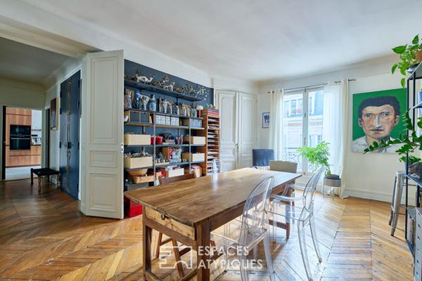 Haussmannien d’artiste avec balcon – Madeleine / Saint-Augustin