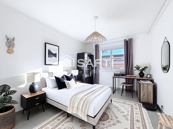 Appartement T3 à pied des plages et centre ville au calme