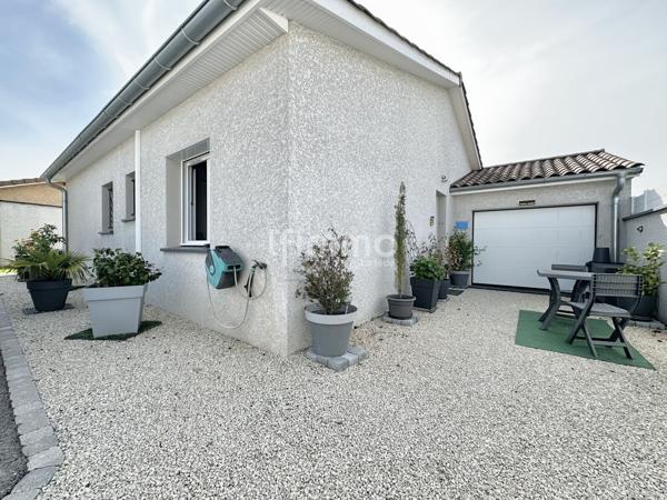 Maison 80m² Terrain 421m² Garage cabanon de jardin