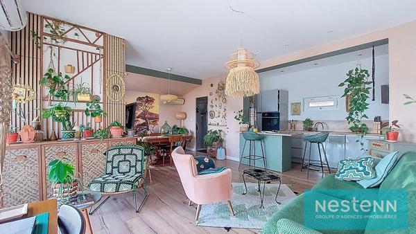 ISTRES, Les Heures Claires, Vue panoramique, Maison plain-pied type 59m² + studio indépendant de 16m², garage, terrasses, jardin et cave