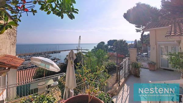 ISTRES, Les Heures Claires, Vue panoramique, Maison plain-pied type 59m² + studio indépendant de 16m², garage, terrasses, jardin et cave