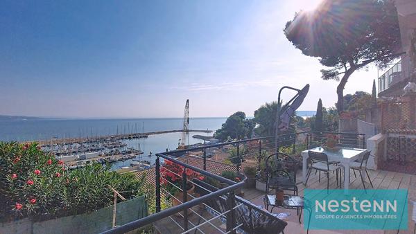 ISTRES, Les Heures Claires, Vue panoramique, Maison plain-pied type 59m² + studio indépendant de 16m², garage, terrasses, jardin et cave