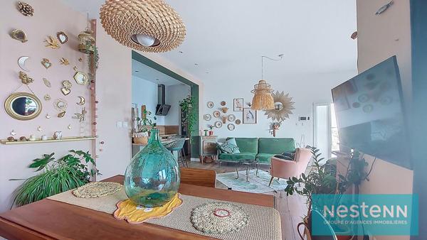 ISTRES, Les Heures Claires, Vue panoramique, Maison plain-pied type 59m² + studio indépendant de 16m², garage, terrasses, jardin et cave