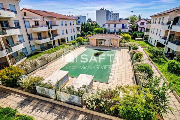 Très beau T3 lumineux, avec terrasse sur Lyon 8ème, bénéficiant d’une belle exposition, implanté dans une résidence de qualité, sécurisée et avec piscine.