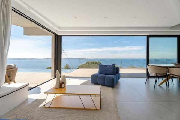 Maison contemporaine vue mer panoramique