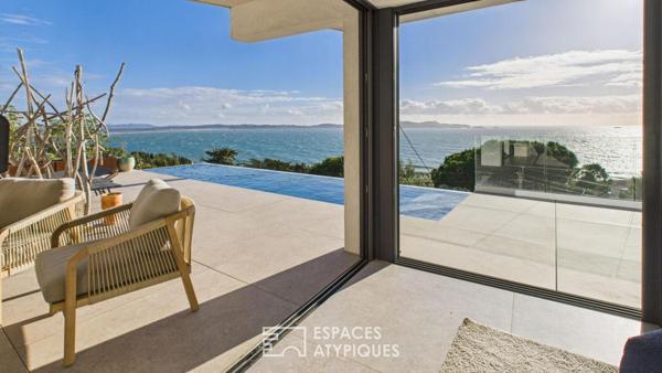 Maison contemporaine vue mer panoramique