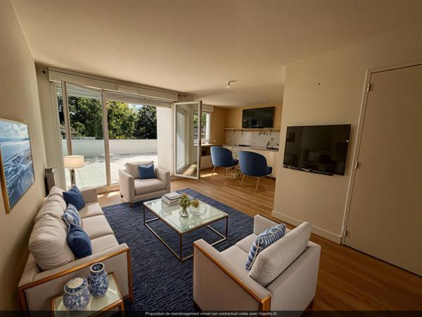 La Chapelle sur Erdre T2 avec belle terrasse et place de parking,  
La chapelle sur erdre 44240