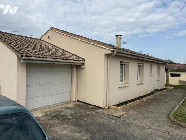 BOURG-LES-VALENCE- Maison T4 avec garage et cabanon