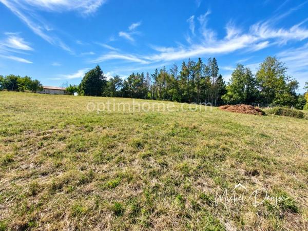 Odars - Terrain viabilisé de 1 862 m² avec vue imprenable sur le lauragais