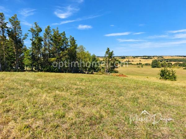 Odars - Terrain viabilisé de 1 862 m² avec vue imprenable sur le lauragais