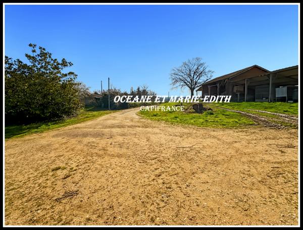 Propriéte agricole secteur EAUZE (32) Maison Gasconne 10 Pièces + Nombreux hangars 2 LACS SANS VIS à VIS