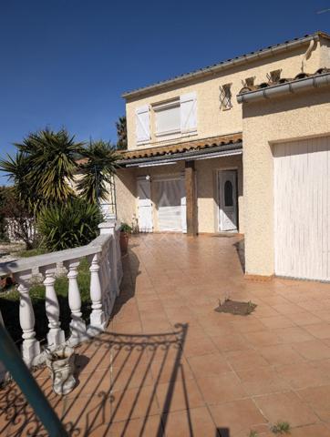 Narbonne , Jolie maison R+1, 115m²,  4 faces sur parcelle de 550m²