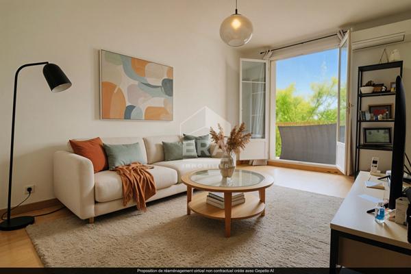 Appartement T2  - Marseille 10e - Traversant, aucun travaux, balcon, ascenseur, cuisine équipée