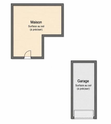 31540 MONTÉGUT-LAURAGAIS- Maison de village en pierre avec garage et jardin