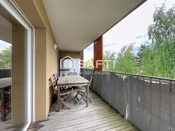 T3 lumineux avec terrasse et box – La Beaujoire