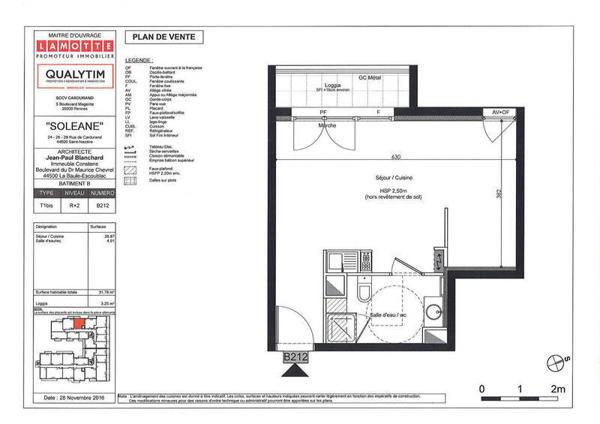 Appartement 1 pièce - 44600 Saint-Nazaire -  GARE-CENTRE