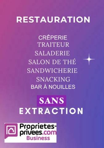 75011 PARIS : RESTAURANT RAPIDE 55 M² , 24 COUVERTS - SECTEUR ROQUETTE