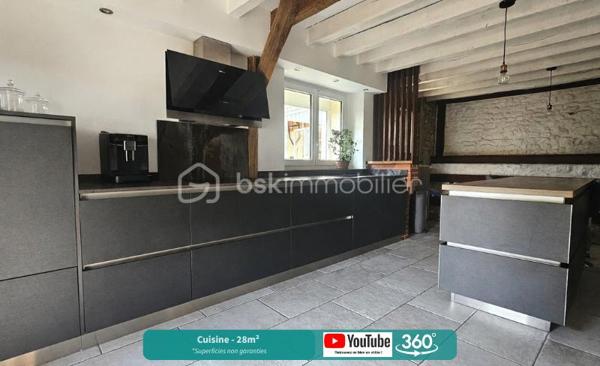 Une maison en exclusivité avec ses points forts :

- Hameau entre Beauce la Romaine et Charsonville
- Cachet et authenticité de l'ancien : (ancien relais de poste),
- Luminosité et beaux volumes,
- 4 chambres + bureau,
- 2 salles de bain/eau,
- Suite parentale,
- Magnifique jardin,
- 2 Terrasses,
- Nombreux rangements,
- 2 toilettes,
- Buanderie et dépendances,
- Poêle à granulés,
- Magnifique cuisine
- Diagnostic C...

La maison : 
Ancien relais de poste vous serez séduits par le charme de l'ancien entièrement rénové. C'est une perle rare que vous pouvez découvrir en exclusivité. La maison non mitoyenne fait près de 240m² habitables, pour un total de 8 pièces dont 4 chambres. Je vous laisse découvrir ce bien en commençant par le rez de chaussée. 

Le rez de chaussée : 
Un porche pour une entrée couverte et fonctionnelle - Une grande buanderie avec point d'eau  - Une grande entrée avec dressing (parfait pour les manteaux et chaussures) - Toilettes séparées suspendues avec meuble vasque - Pièce à vivre avec rangements et poêle à granulés - Magnifique cuisine récente contemporaine dinatoire (nombreux plans de travail et rangements) - Véritable bar d'époque (agréables soirées en perspective) - Véritable suite parentale avec dressing, double vasque et douche à l'italienne. Maison idéale avec une vie de plain pied possible. 

L'étage : 
Véritable parquet en bois massif pour tout l'étage - Le premier escalier vous amène à la deuxième chambre en mezzanine de la maison - Un second escalier dessert un espace bureau/mezzanine (idéal pour le télétravail) - Un vaste palier de charme avec de nombreux rangements (parfait pour le quotidien) - Deux très belles chambres spacieuses - Une grande salle de bain avec toilettes (pour satisfaire toute la famille).

Extérieurs et dépendances :
La parcelle de près de 1260m² est à l'abris des regards - Exposition Sud-Est - Une cour pour stationner plusieurs véhicules - Beau jardon arboré - 2 terrasses - Cabanon de rangement en bois - Petit atelier/verrière - Plusieurs appentis pour du rangement supplémentaire - Cave - Espace poulailler...

Côté technique : 
Ballon moins de 10 ans - Assainissement individuel - Diagnostic C - Pas d'amiante ni plomb - Menuiseries double vitrage - Radiateurs alimentés par poêle à granulés de moins de 10 ans - Murs en pierre et moellons avec isolation intérieure allant de 10 à 20cm.

Le secteur : 
Cette maison de charme se trouve dans un hameau entre Charsonville et Beauce la Romaine, anciennement Ouzouer le Marché - Accès rapide aux axes reliant Orléans, Blois et Beaugency - Établissements scolaires sur la commune (écoles et collège) et ramassage scolaire: idéal pour les familles - Bassin d’emploi porté par l’agriculture, la logistique et les pôles économiques alentours - Un emplacement recherché alliant tranquillité et accessibilité - boulangeries, bar-tabac, restauration, coiffure etc...

Visite virtuelle 360° sur demande,
Vidéo de présentation sur ma page YouTube,
J'attends votre appel pour planifier une visite. Dans le cadre de votre projet d’acquisition et conformément aux dispositions de la loi ELAN, nous souhaitons vous informer de vos droits avant la visite du bien que vous envisagez. Nous vous rappelons que vous avez la possibilité de vous faire accompagner, lors de la visite, par un professionnel de la construction de votre choix (architecte, expert en bâtiment, maître d’œuvre, artisan, etc.). Cette démarche peut vous permettre d’obtenir un avis technique éclairé sur l’état du bien, d’identifier d’éventuels travaux à prévoir et de sécuriser votre projet d’acquisition. Nous vous remercions de bien vouloir nous informer en amont de la visite si vous souhaitez être accompagné(e), afin de faciliter l’organisation de celle-ci dans les meilleures conditions.