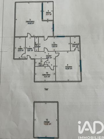 Appartement à vendre 2 pièces 69,5 m² Valenciennes