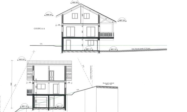 Abondance Projet construction Maison 91 m2 (74360)