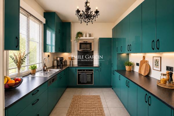 A vendre - Normandie - Deauville - Appartement - 2 chambres - Jardin privatif - Cave - Box.