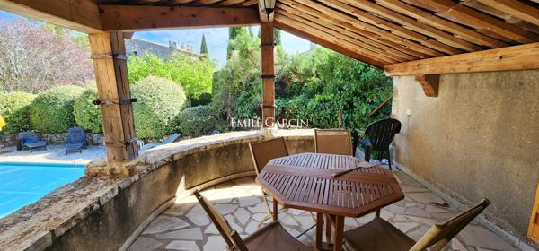 A vendre - Authentique maison en pierre - Parc du Luberon - Avec piscine dans un petit hameau