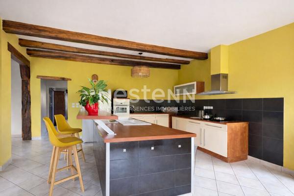 Maison en pierre rénovée avec grand terrain