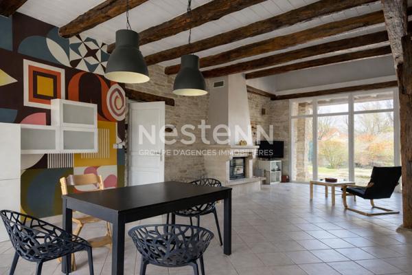 Maison en pierre rénovée avec grand terrain