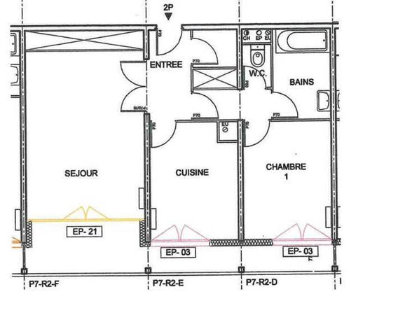 Appartement 2 pièces - 44200 Nantes -  Île de Nantes