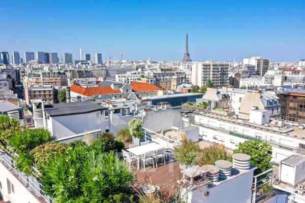 Magnifique terrasse arborée