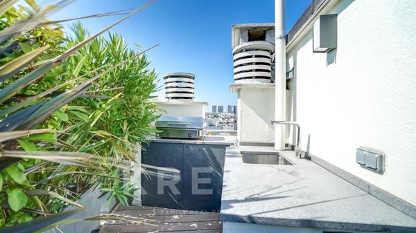 Magnifique terrasse arborée