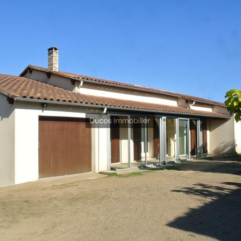 À VENDRE – MAISON DE PLAIN-PIED AVEC GARAGE ET TERRAIN CONSTRUCTIBLE – PROCHE CENTRE DE MARMANDE