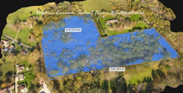 Bergerac - Parcelles de bois, zone non constructible