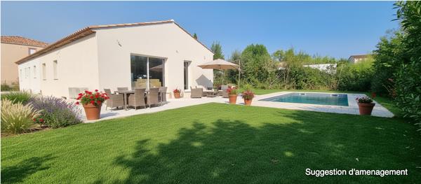 Villa mitoyenne Neuve 4P avec Jardin 650m2