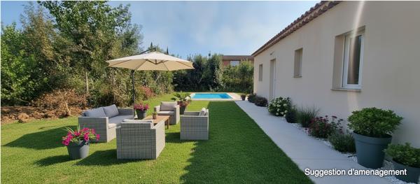 Villa mitoyenne Neuve 4P avec Jardin 650m2