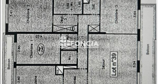 Location Appartement meublé 4 pièces 98.65 m² - Le Pecq 78230
