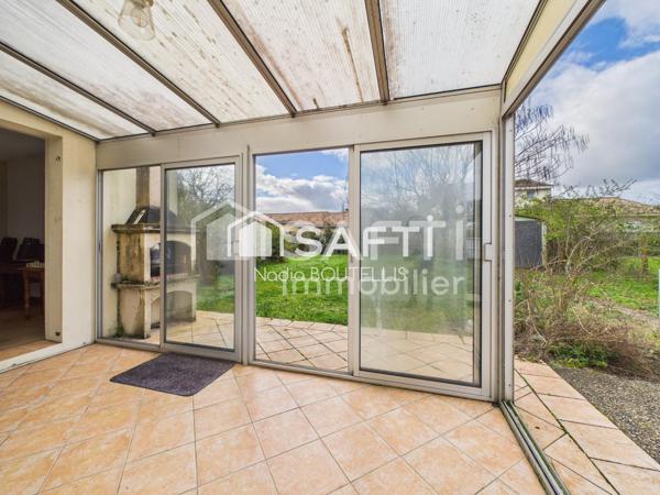Belle maison familiale, 5 chambres, grand terrain au calme.
