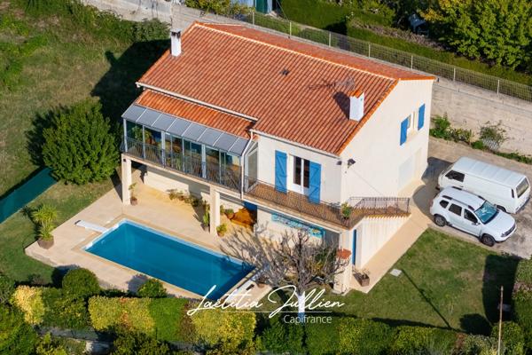 Maison familiale à Allauch 13190 - LE LOGIS NEUF – Maison T4 de 140 m², avec piscine, garage, vue dégagée, terrain 614m²