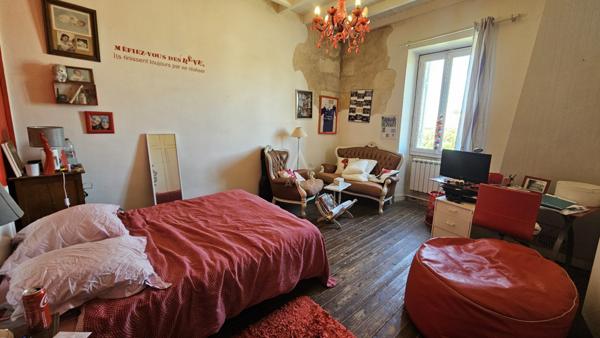 Ensemble immobilier: 1 grande maison pierre et 3 gites