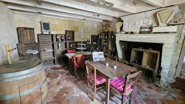 Ensemble immobilier: 1 grande maison pierre et 3 gites