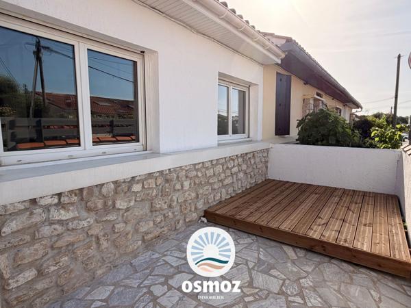 Maison de plain-pied rénovée avec 3 chambres et extérieur !